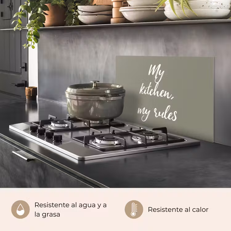 Salpicaderos de cocina - Mi cocina, mis reglas - Proverbios - Citas — 2