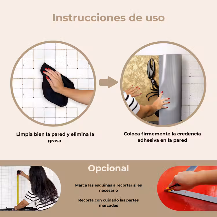 Salpicaderos de cocina - Cáncer - Negro - Oro - Lujo — 6
