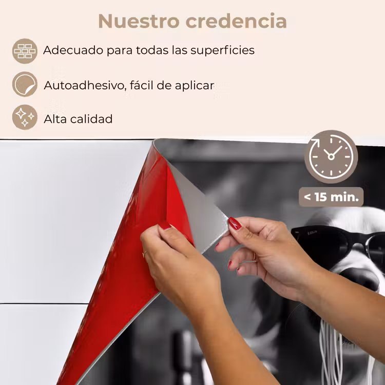 Salpicaderos de cocina - Golden Retriever - Perro - Alegre - Plato espaguetis - Negro - blanco — 4
