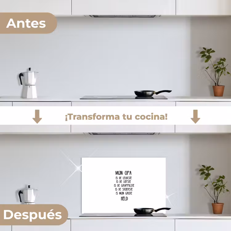 Salpicaderos de cocina - Citas - Mi abuelo es mi gran héroe - Proverbios - Abuelo — 7