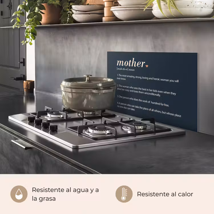 Salpicaderos de cocina - Definición de mamá - Madre - Citas - Proverbios — 2