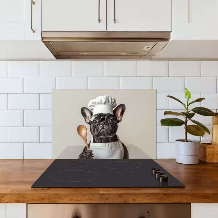 Salpicaderos de cocina - Gafas - Perro - Cocinero — 3