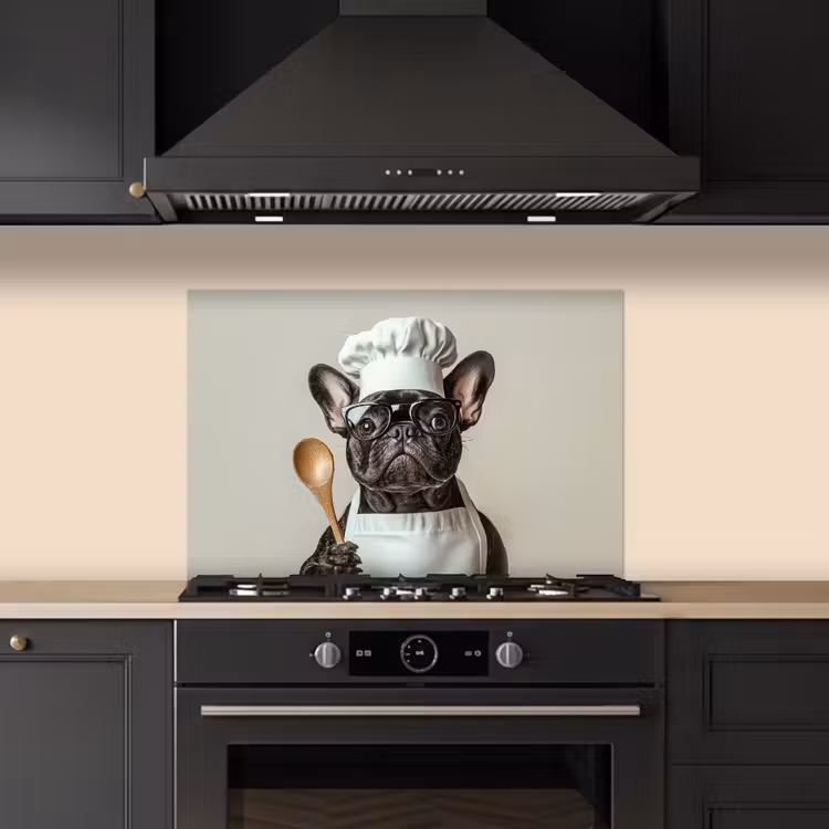 Salpicaderos de cocina - Gafas - Perro - Cocinero — 5