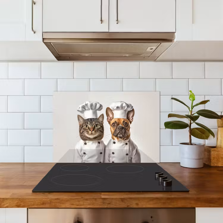 Salpicaderos de cocina - Gato - Perro - Ropa de cocina — 3