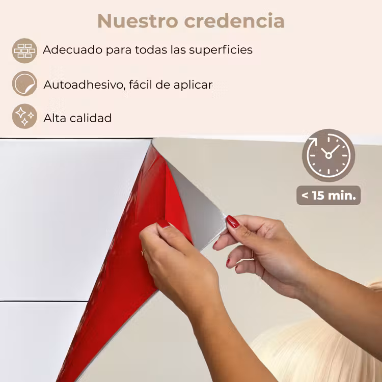 Salpicaderos de cocina - Ajo - Natural - Beige — 4