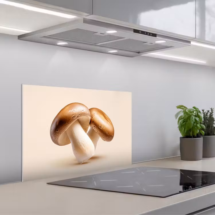 Salpicaderos de cocina - Champiñones - Suave - Beige — 1
