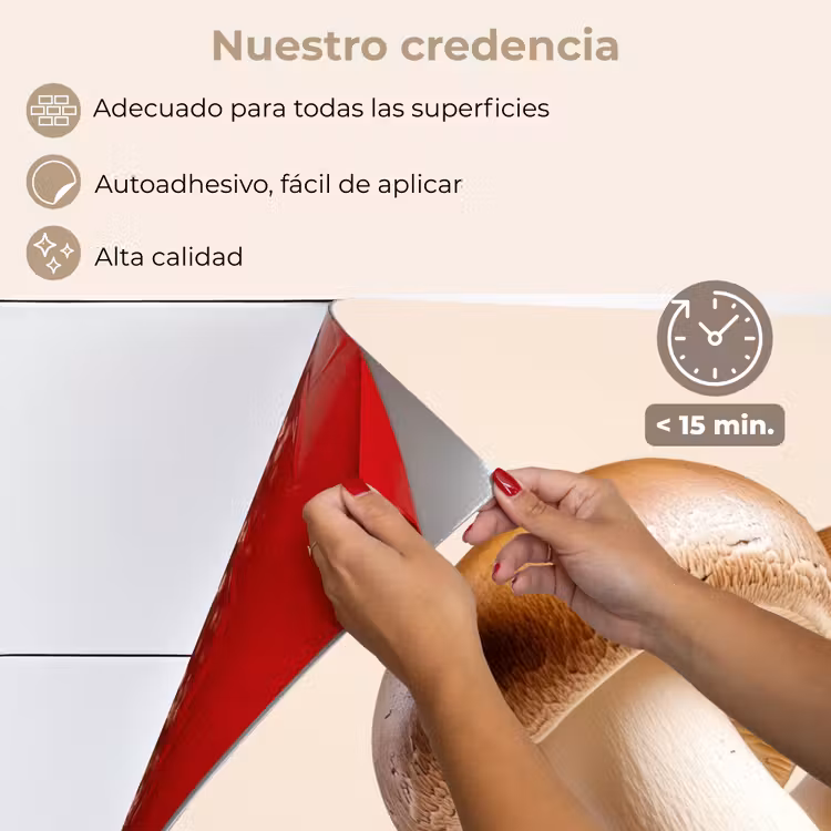 Salpicaderos de cocina - Champiñones - Suave - Beige — 4