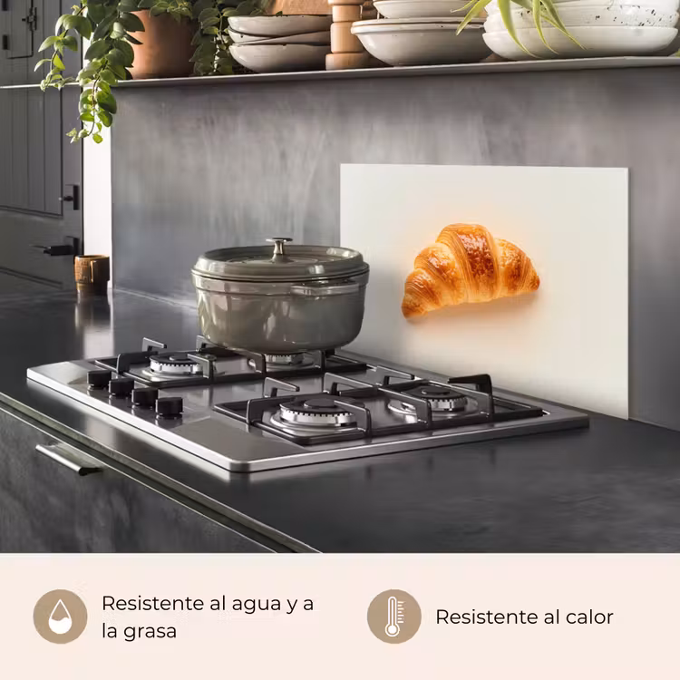 Salpicaderos de cocina - Croissant - Pan - Beige — 2