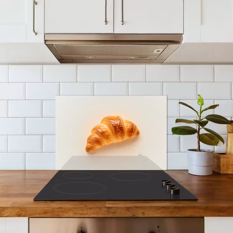 Salpicaderos de cocina - Croissant - Pan - Beige — 3