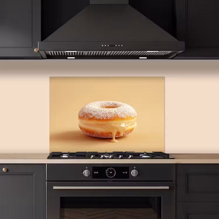 Salpicaderos de cocina - Donut - Cremoso - Azúcar glas - Beige — 5