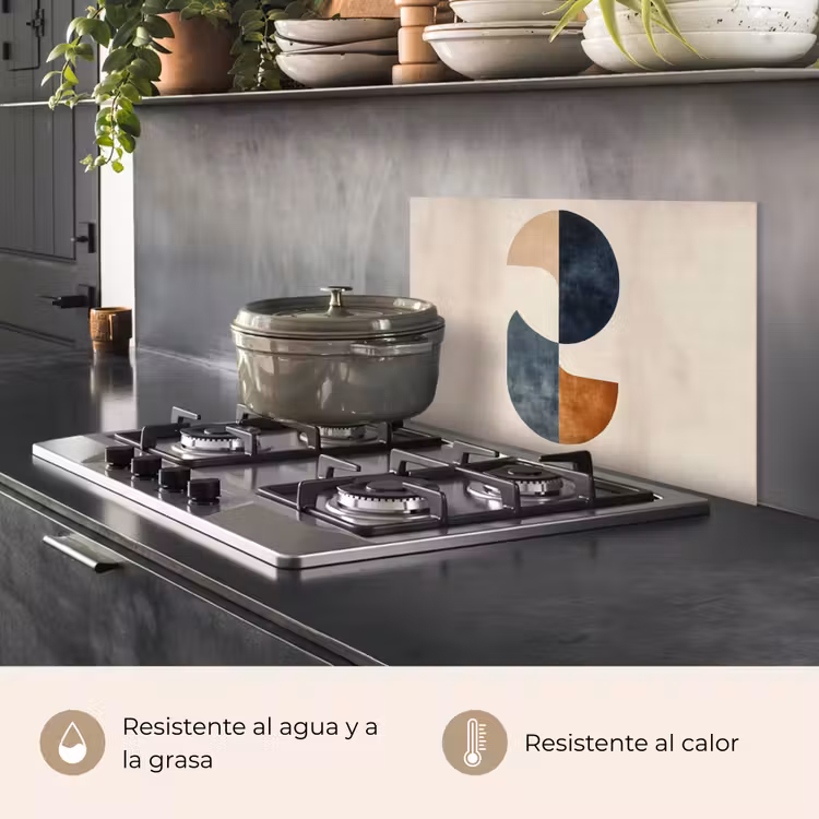 Salpicaderos de cocina - Círculos - Abstracto - Colorido — 2