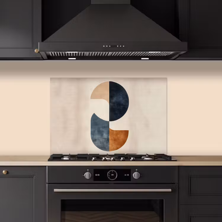 Salpicaderos de cocina - Círculos - Abstracto - Colorido — 5