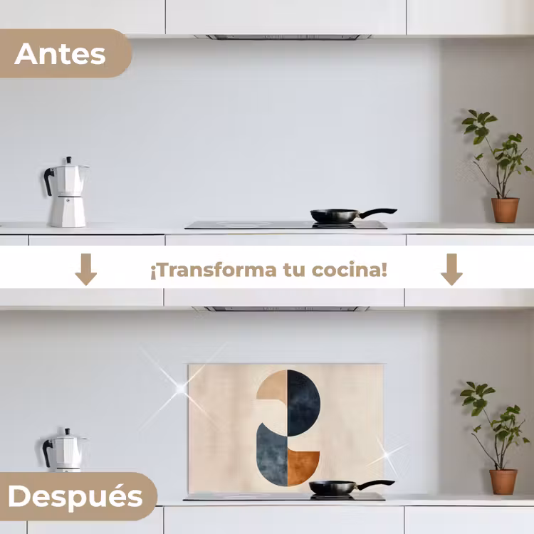 Salpicaderos de cocina - Círculos - Abstracto - Colorido — 7
