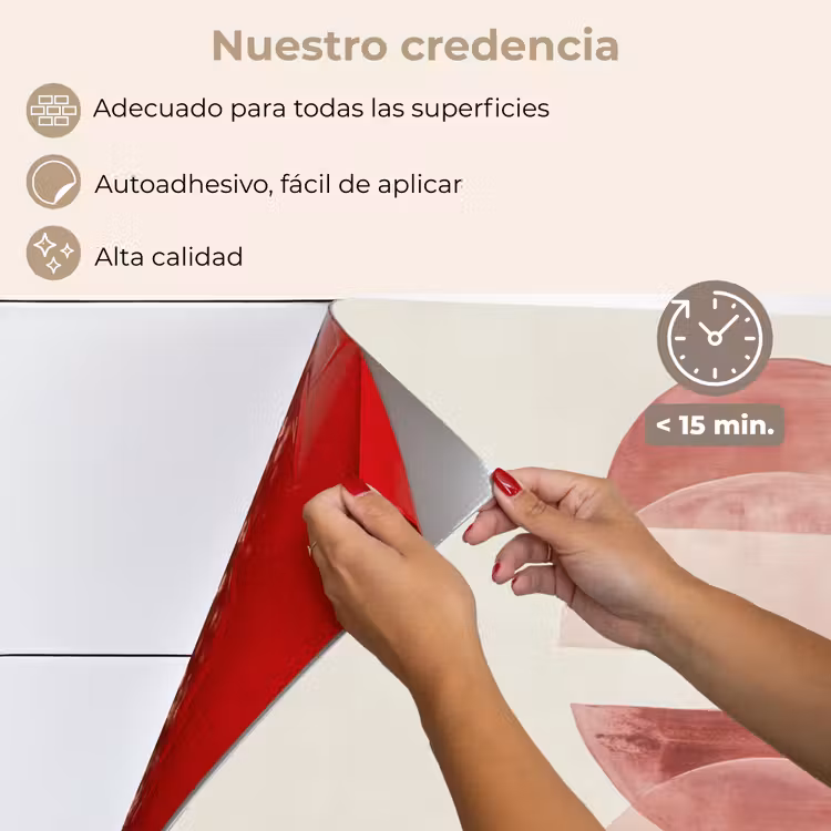 Salpicaderos de cocina - Minimalista - Círculos - Rosa — 4