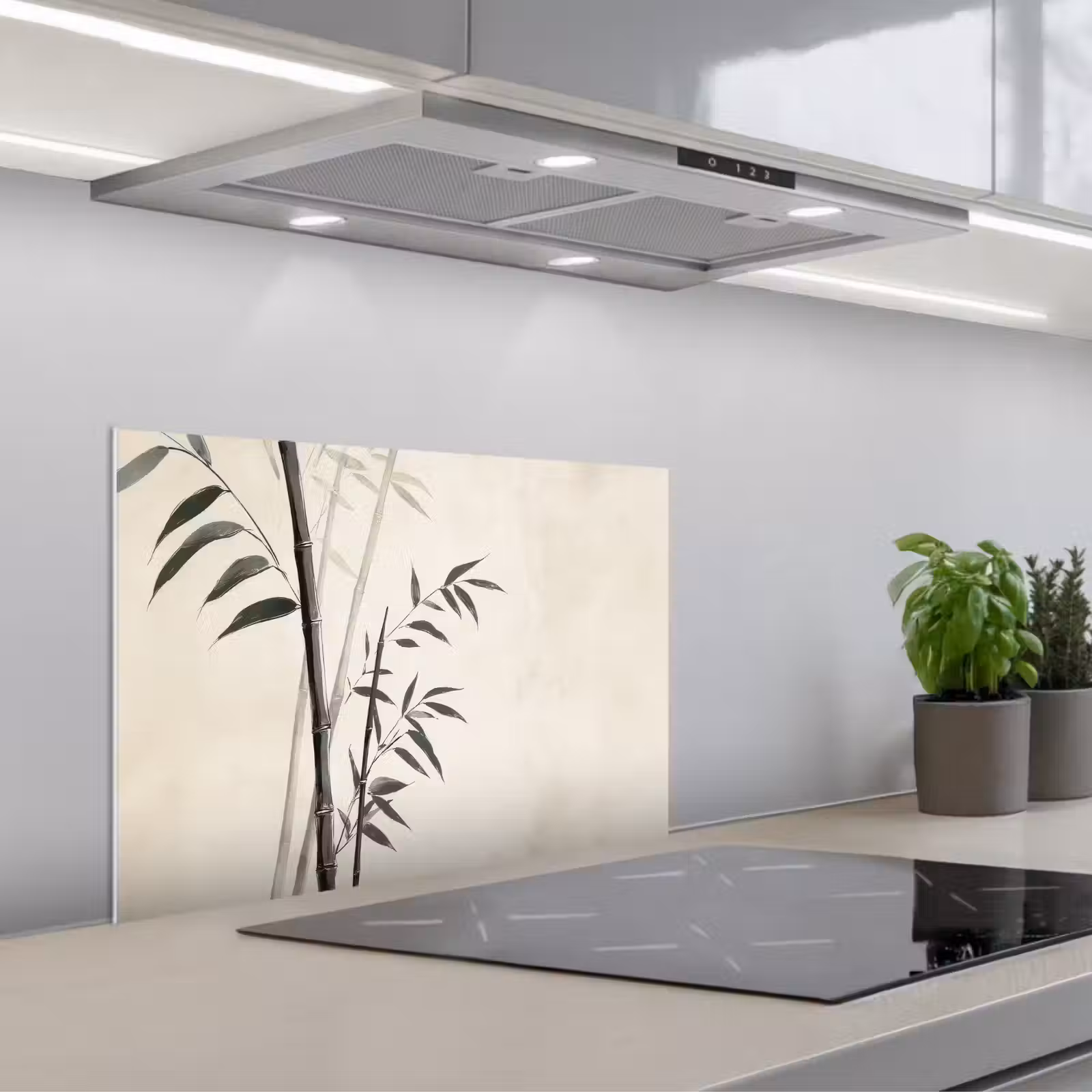 Salpicaderos de cocina - Japandi - Bambú - Beige — 1