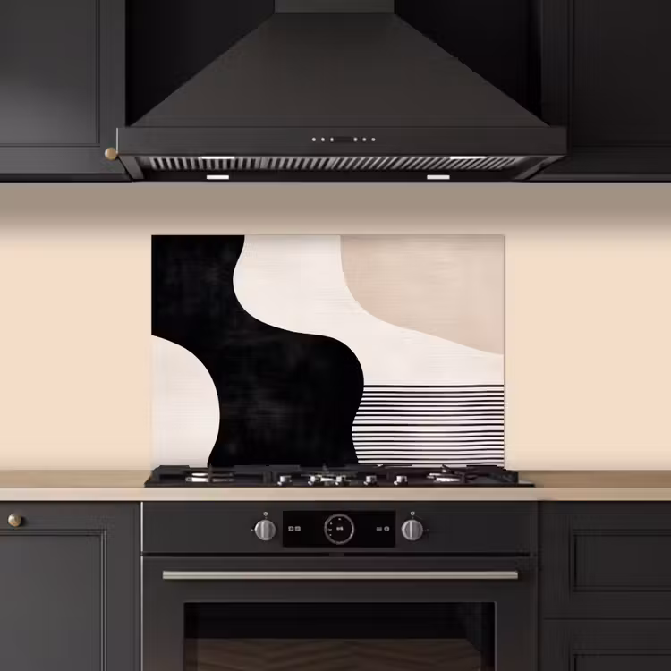 Salpicaderos de cocina - Abstracto - Japandi - Beige - Moderno — 5
