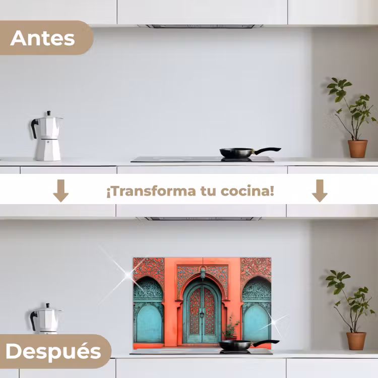 Salpicaderos de cocina - Farol - Puerta - Turquesa — 7