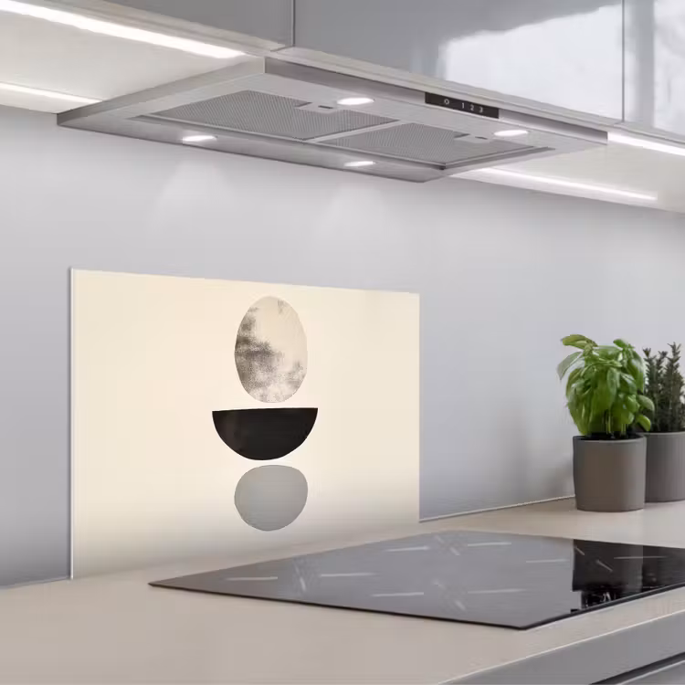 Salpicaderos de cocina - Beige - Japandi - Wabi sabi — 1