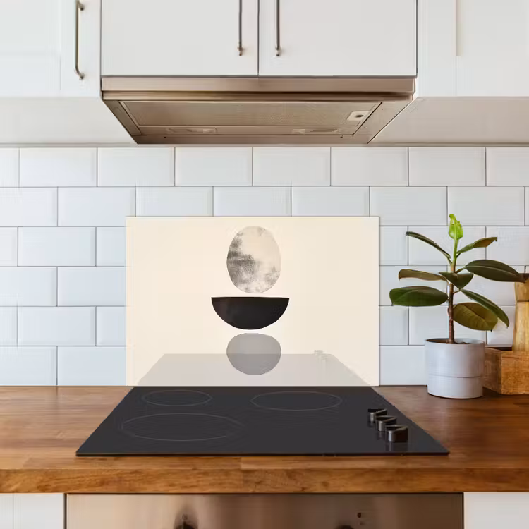 Salpicaderos de cocina - Beige - Japandi - Wabi sabi — 3