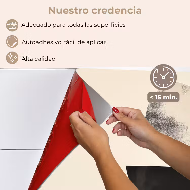 Salpicaderos de cocina - Beige - Japandi - Wabi sabi — 4