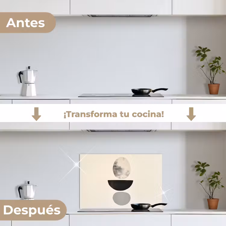 Salpicaderos de cocina - Beige - Japandi - Wabi sabi — 7