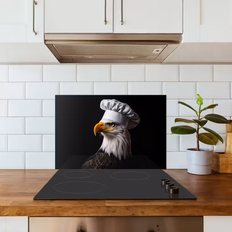 Salpicaderos de cocina - Águila - América - Gorro de cocinero - Pájaro - Robusto — 3