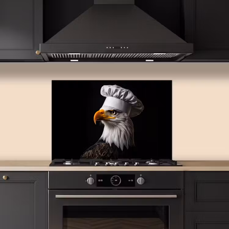 Salpicaderos de cocina - Águila - América - Gorro de cocinero - Pájaro - Robusto — 5