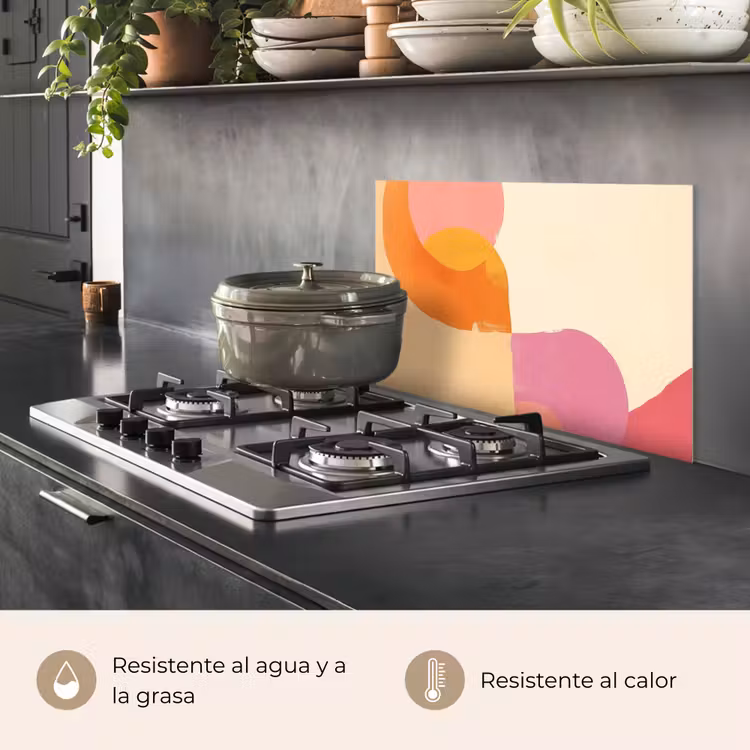Salpicaderos de cocina - Formas - Abstracto - Colorido — 2