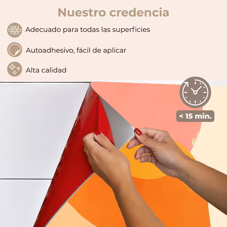 Salpicaderos de cocina - Formas - Abstracto - Colorido — 4