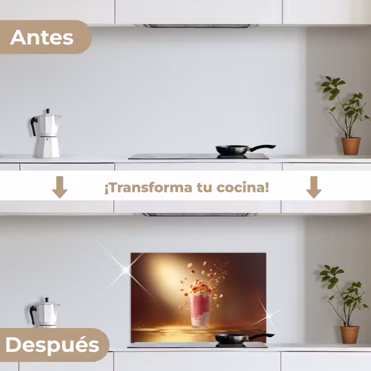 Salpicaderos de cocina - Frambuesa - Batido - Bebida - Rosa — 7