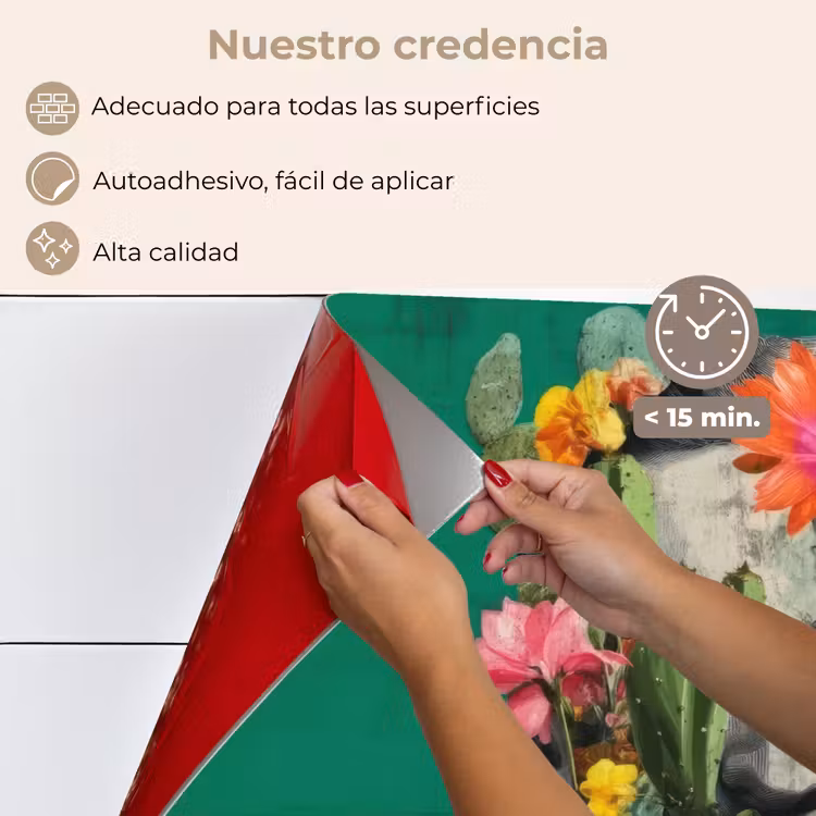 Salpicaderos de cocina - Hombre - Plantas - Verde — 4