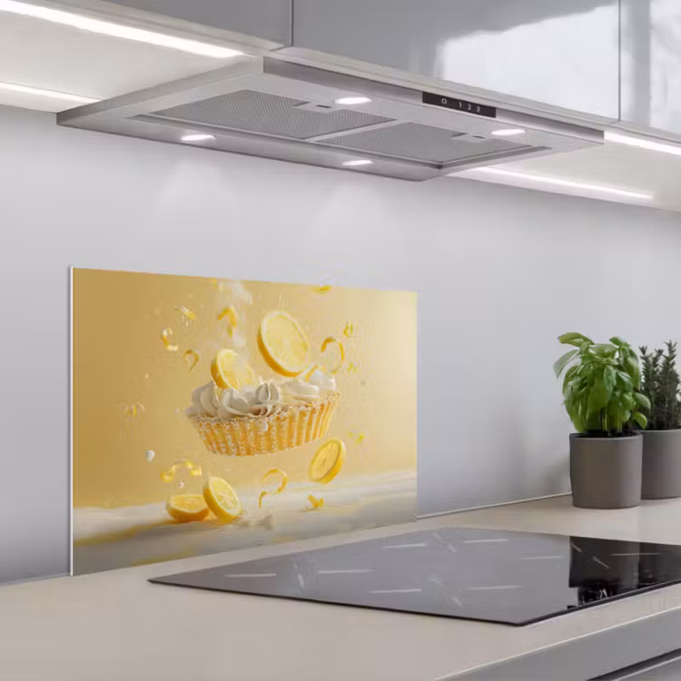 Salpicaderos de cocina - Limón - Pastel - Comida - Amarillo — 1