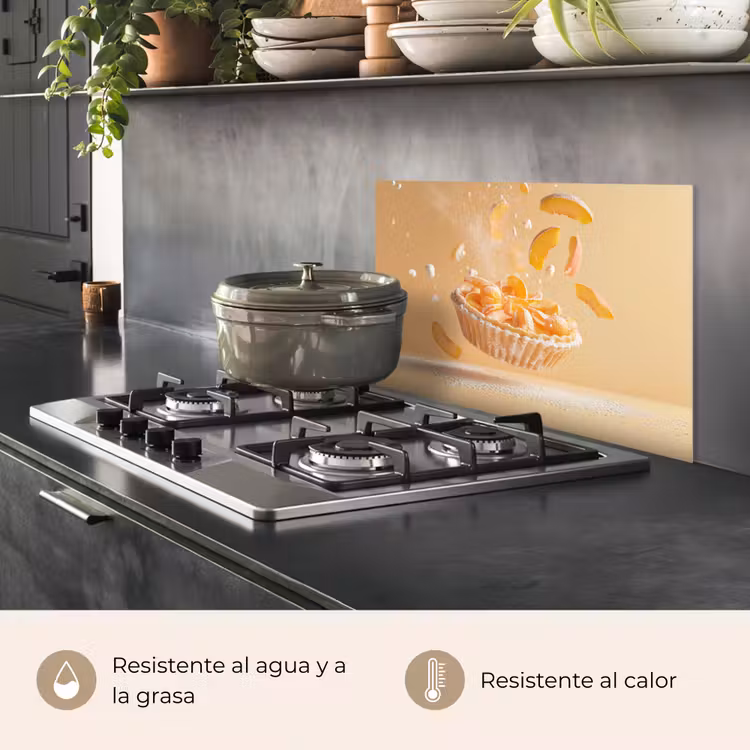 Salpicaderos de cocina - Melocotón - Comida - Pastel - Naranja — 2