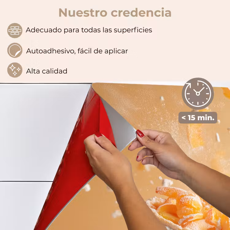 Salpicaderos de cocina - Melocotón - Comida - Pastel - Naranja — 4