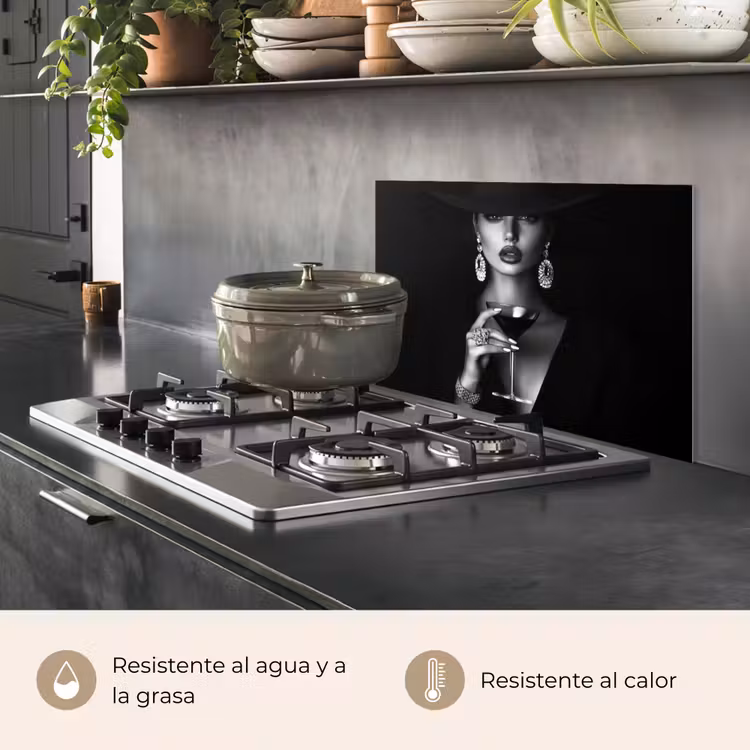 Salpicaderos de cocina - Mujer - Cóctel - Chic — 2
