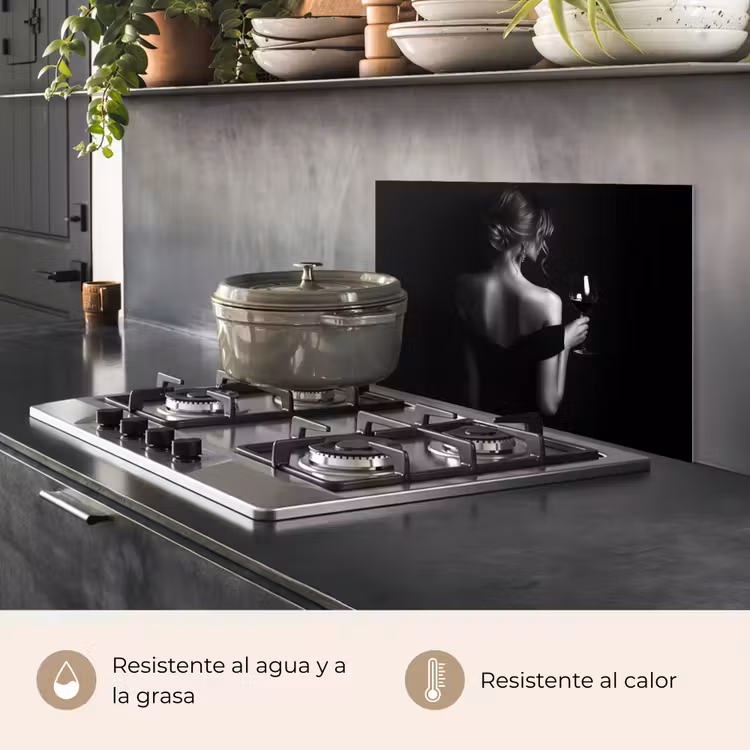 Salpicaderos de cocina - Mujer - Vino - Vestido — 2