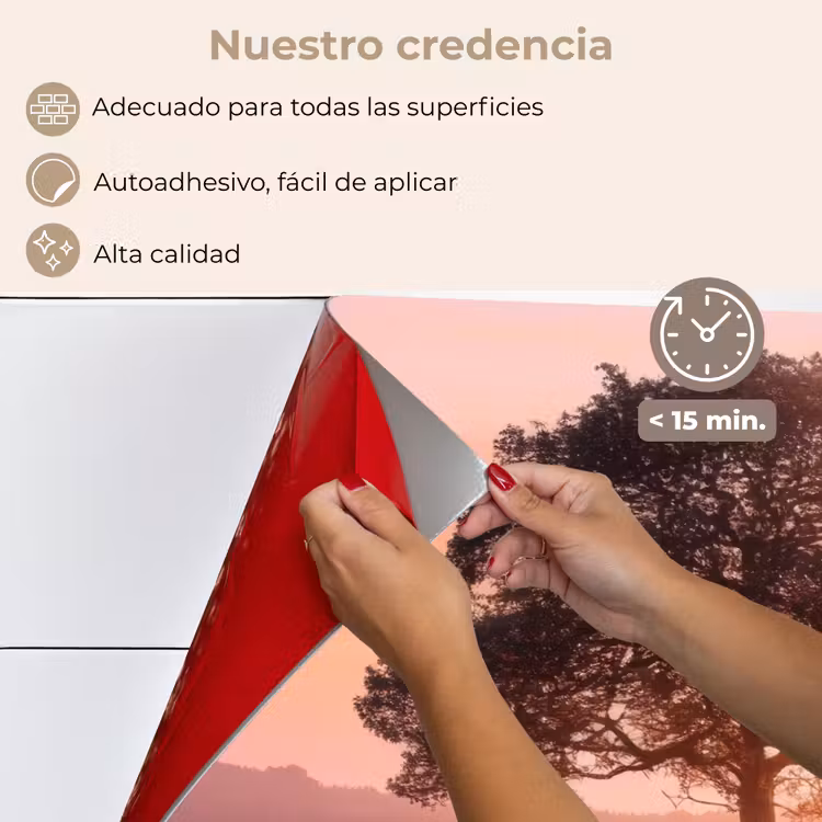 Salpicaderos de cocina - Árbol - Brezo - Amanecer — 4