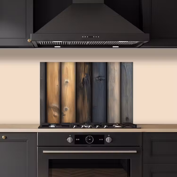 Salpicaderos de cocina - Madera - Tablones - Mixto — 5