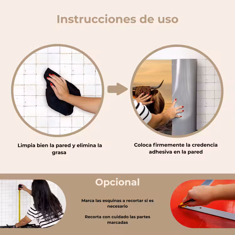 Salpicaderos de cocina - Montañeses escoceses - Brezales - Paisaje - Animales — 6