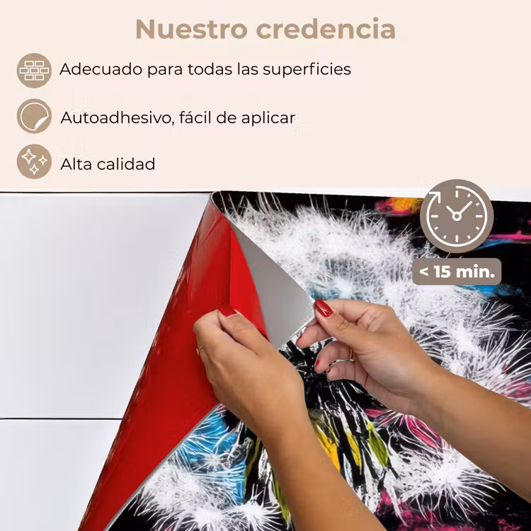 Salpicaderos de cocina - Arte callejero - Colorido - Pared — 4
