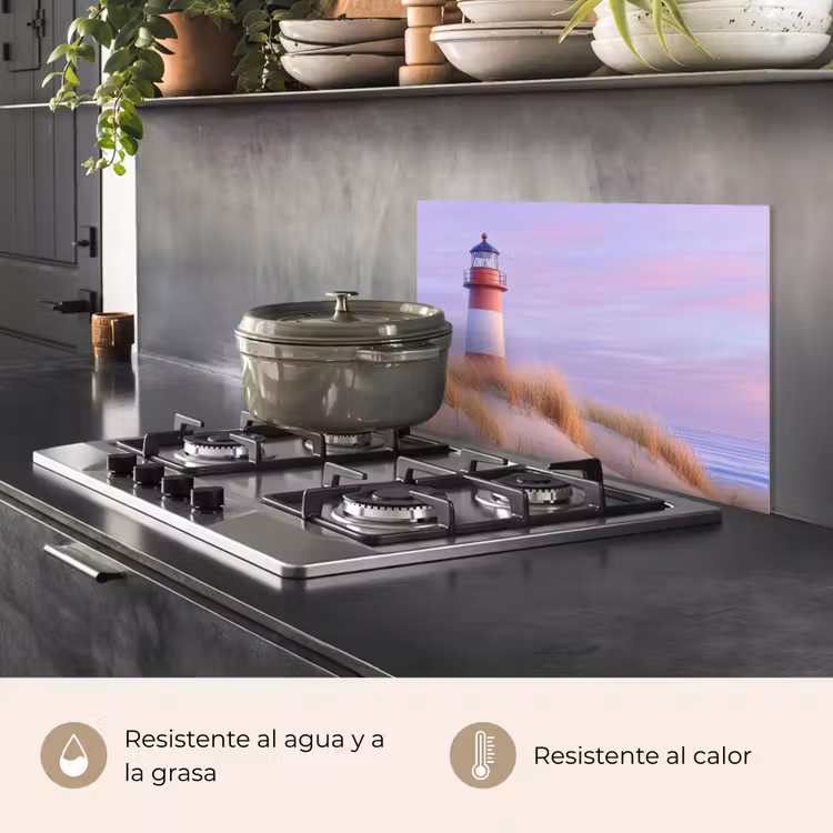 Salpicaderos de cocina - Faro - Dunas - Puesta de sol — 2