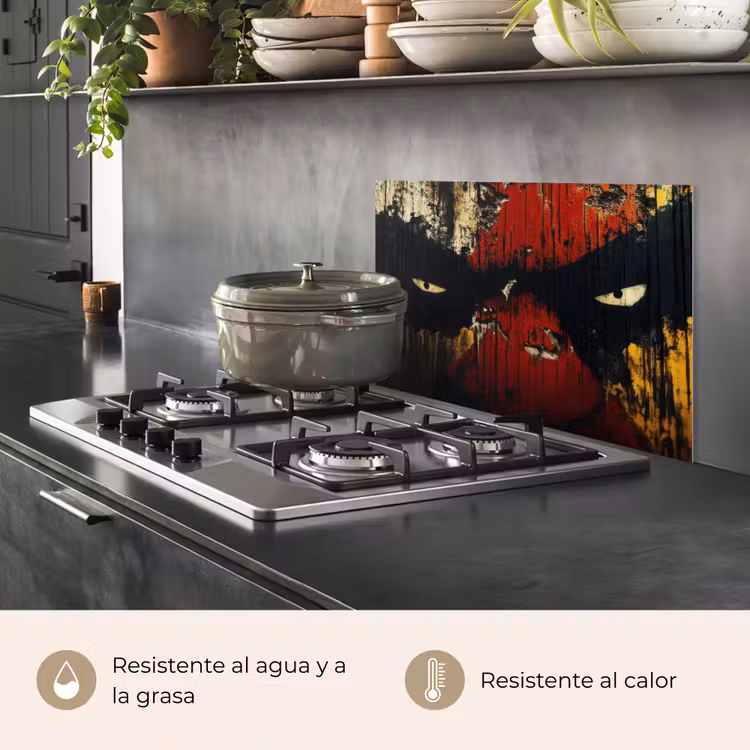Salpicaderos de cocina - Graffiti - Ojos - Abstracto — 2