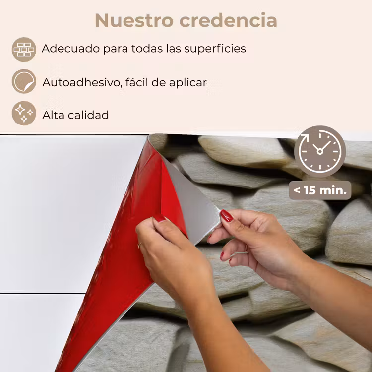 Salpicaderos de cocina - Hortensias - Piedras - Muro - Flores — 4