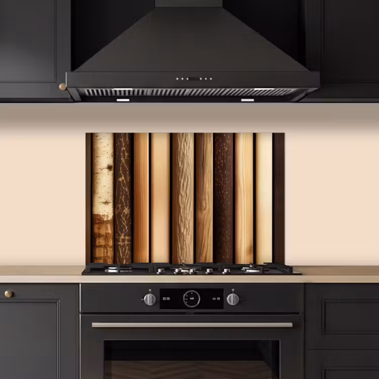 Salpicaderos de cocina - Madera - Estantes - Natural — 5