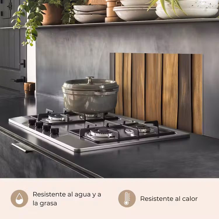 Salpicaderos de cocina - Madera - Planchas - Tonos naturales — 2