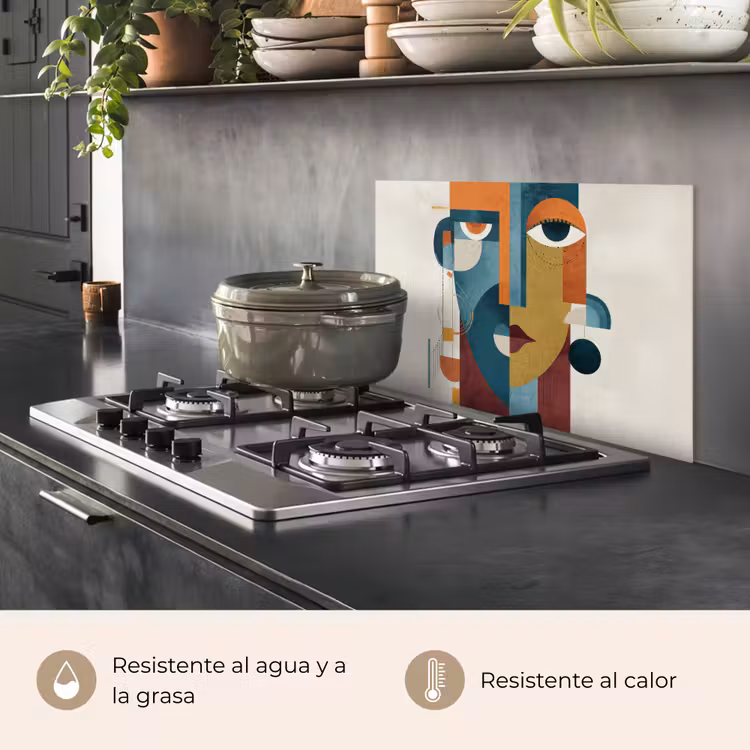 Salpicaderos de cocina - Geométrico - Formas elegantes - Colorido — 2