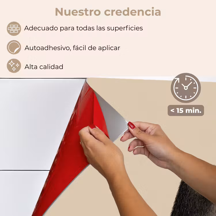 Salpicaderos de cocina - Oso - Marrón oscuro - Minimalista — 4