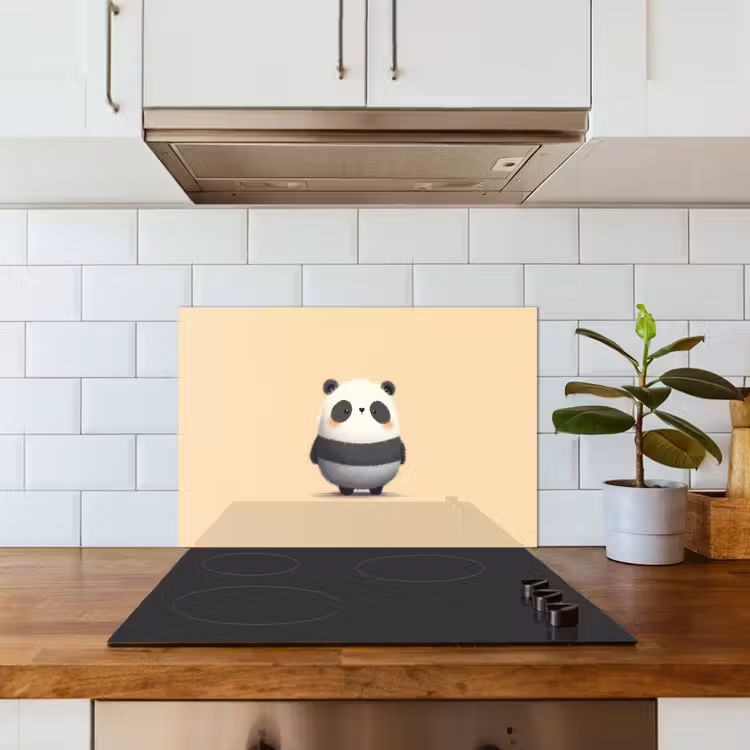 Salpicaderos de cocina - Panda - Beige - Minimalista — 3