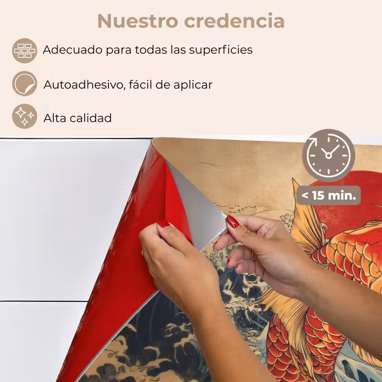 Salpicaderos de cocina - Koi - Mar - Olas - Sol — 4