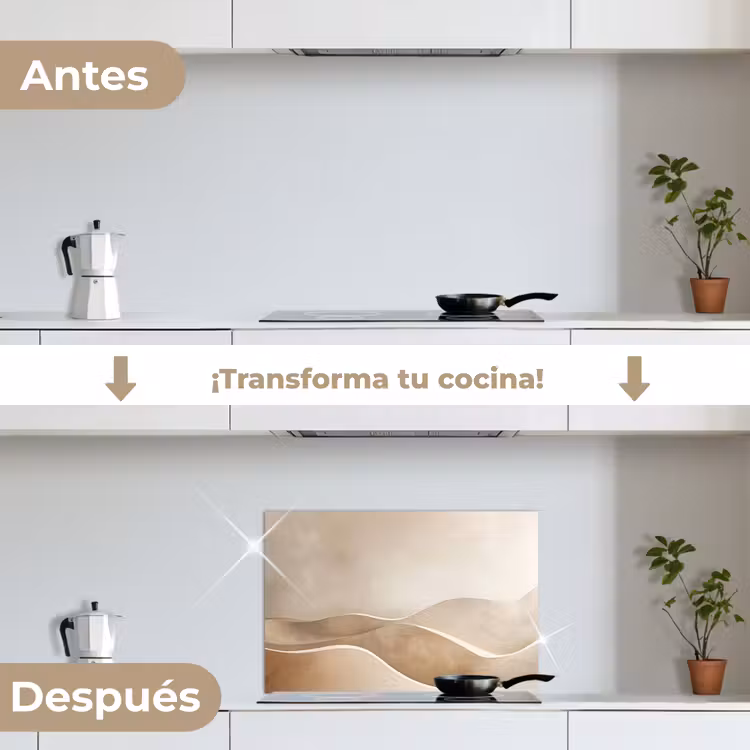 Salpicaderos de cocina - Beige - Colinas - Patrón — 7